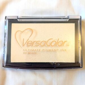 2 for $12 VersaColor Ultimate Pigment Ink "White" plastic sealed inkpad NWT